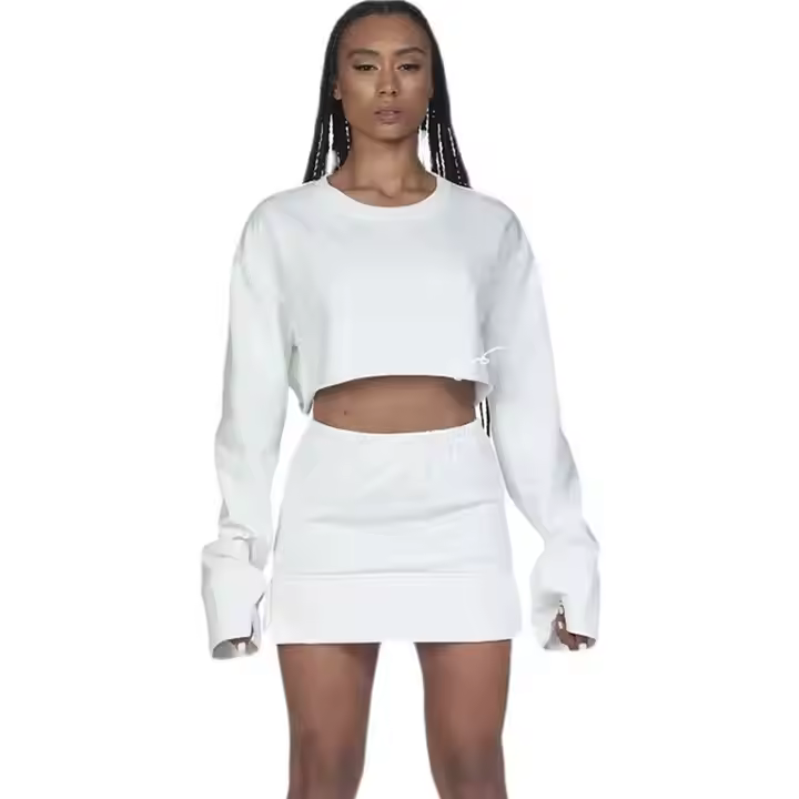 Two Piece Outfits Women Sweatsuit Set Tracksuit Summer 2 Piece Crop Hoodies And Shorts Women Set Cotton Solid Women Short Sets