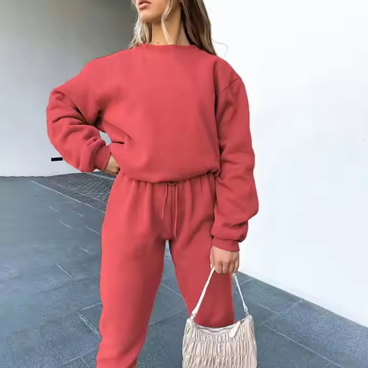 Women tracksuit sweatsuit hooded casual thickening set hoodies sweatshirt 2 pieces suits female clothing two piece sets