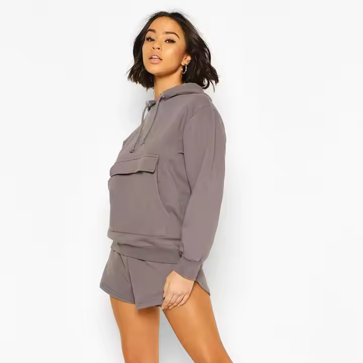 Summer new design summer tracksuit casual shorts twin set for women premium quality shorts sets