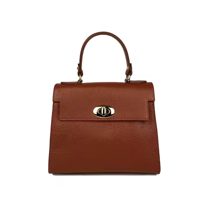 Best Seller Italian Leather Handbags for Women Luxury Made in Italy Genuine Leather Hand Bags Angela