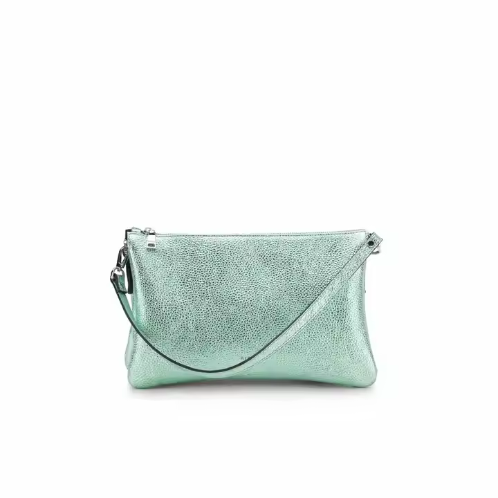 Factory Direct High Quality 7070OK 31x20x8cm Metallic Leather Shoulder Bags For Women