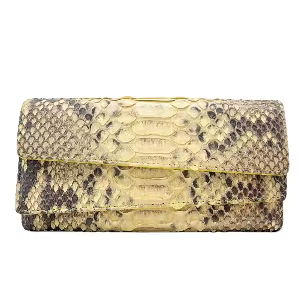Wholesale Fashionable Genuine Leather Long Wallet for Women Customizable Original Leather L19.5 X W10.5cm Size